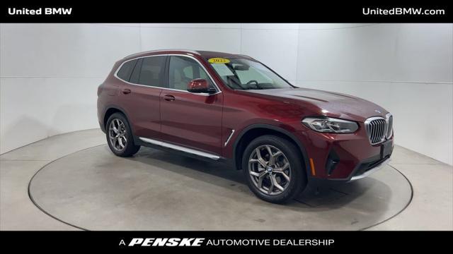 used 2022 BMW X3 car, priced at $34,460