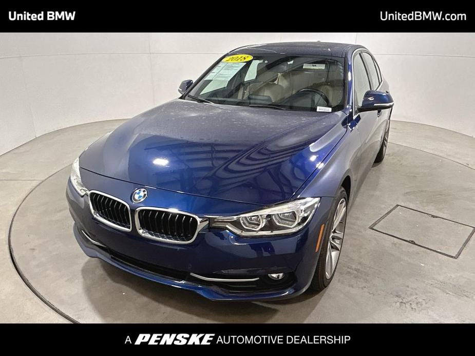 used 2018 BMW 330 car, priced at $21,495