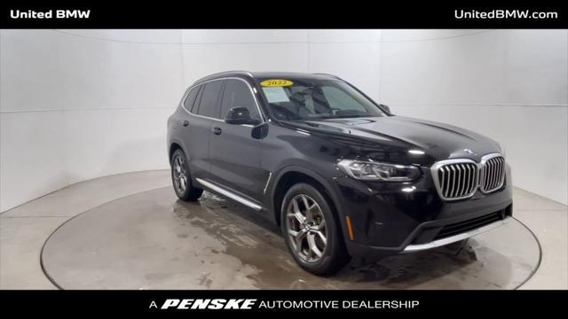 used 2022 BMW X3 car, priced at $36,495