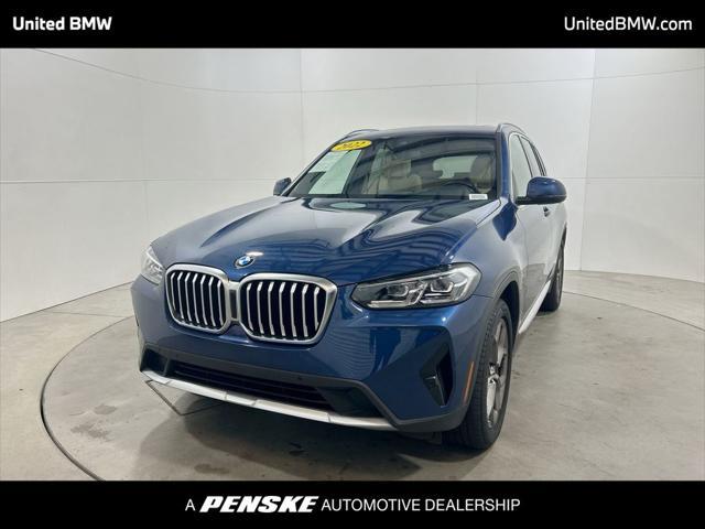 used 2022 BMW X3 car, priced at $34,495