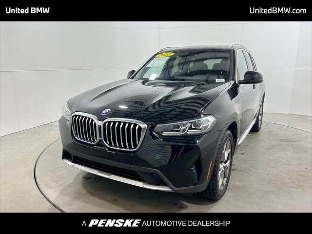 used 2022 BMW X3 car, priced at $35,995