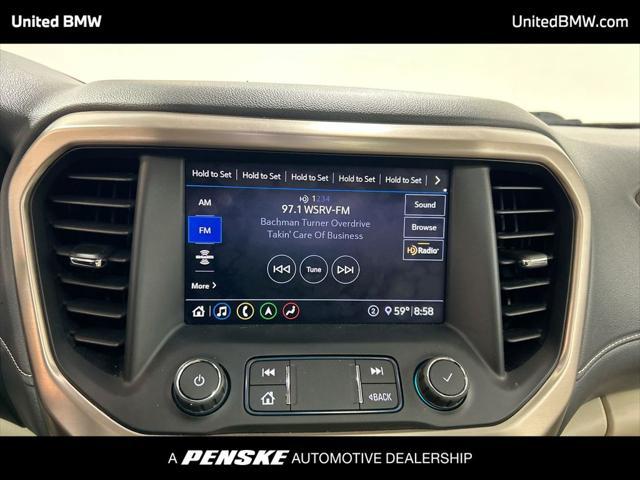 used 2020 GMC Acadia car, priced at $23,995