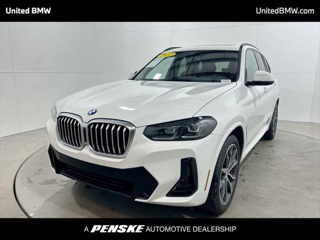 used 2022 BMW X3 car, priced at $33,995