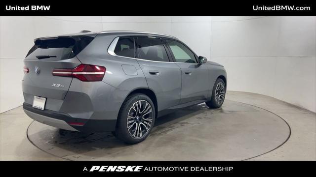 new 2025 BMW X3 car, priced at $57,335