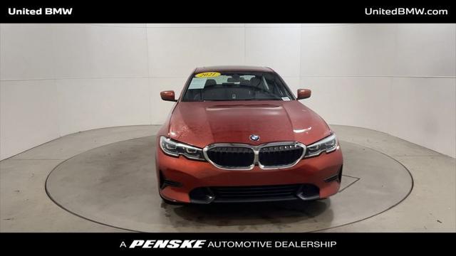 used 2021 BMW 330 car, priced at $25,460