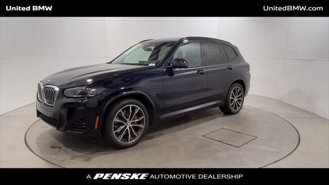 used 2022 BMW X3 car, priced at $34,995