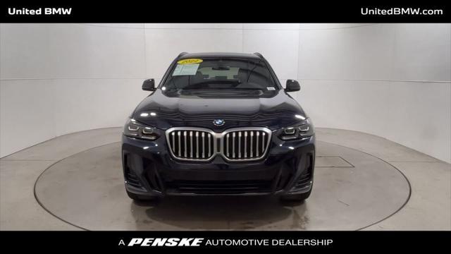 used 2022 BMW X3 car, priced at $34,995