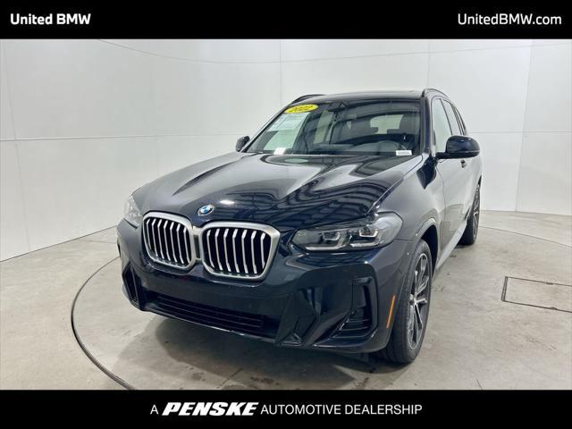 used 2022 BMW X3 car, priced at $34,995