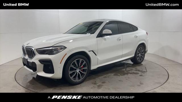 used 2022 BMW X6 car, priced at $57,460