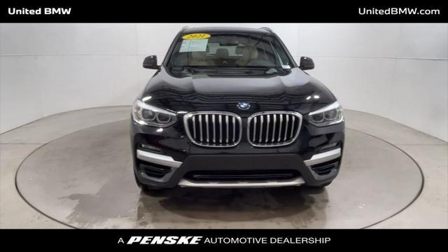 used 2021 BMW X3 car, priced at $31,495