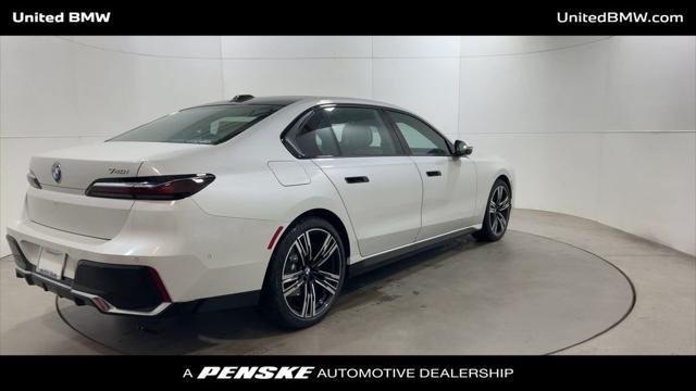 new 2025 BMW 740 car, priced at $104,280