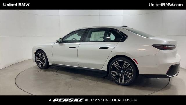 new 2025 BMW 740 car, priced at $104,280