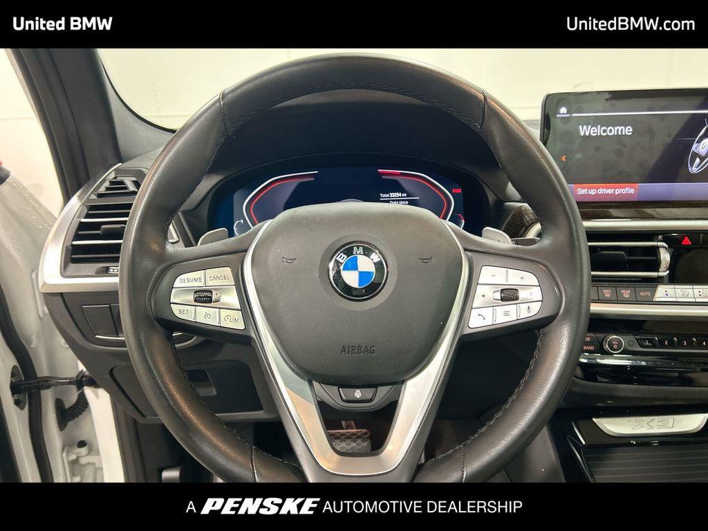 used 2024 BMW X3 car, priced at $36,460