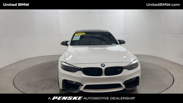 used 2018 BMW M3 car, priced at $45,460