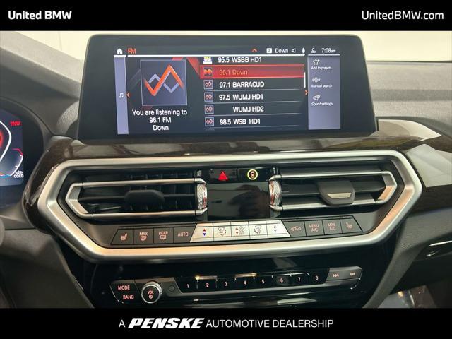 used 2024 BMW X3 car, priced at $45,960