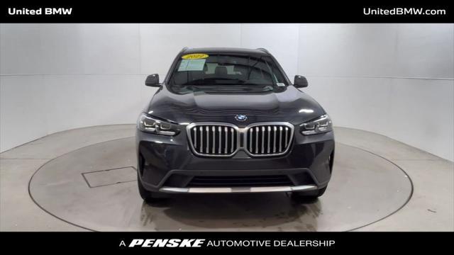 used 2022 BMW X3 car, priced at $34,495