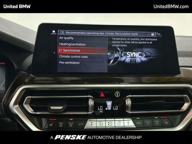 used 2022 BMW X3 car, priced at $33,995