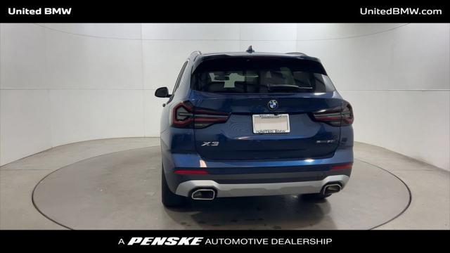 used 2022 BMW X3 car, priced at $33,995