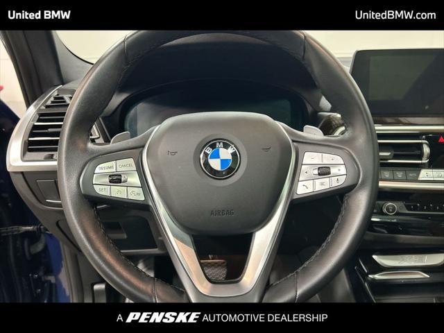 used 2022 BMW X3 car, priced at $33,995