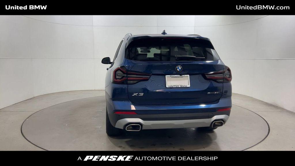 used 2022 BMW X3 car, priced at $31,960