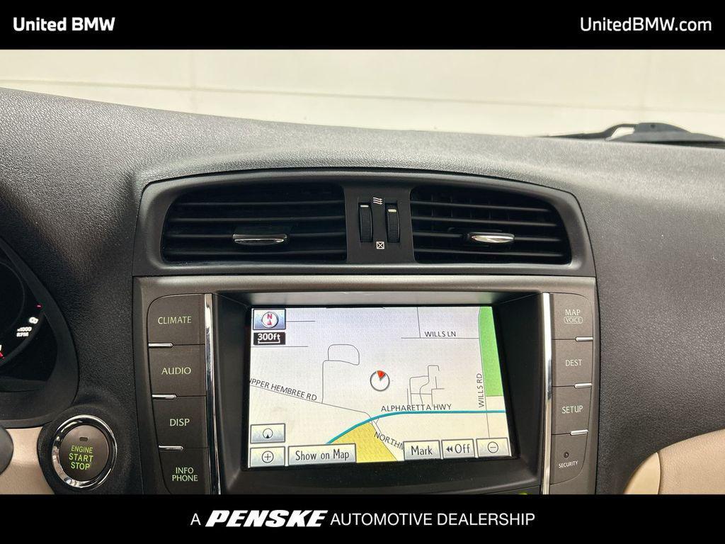 used 2010 Lexus IS 250C car, priced at $10,460