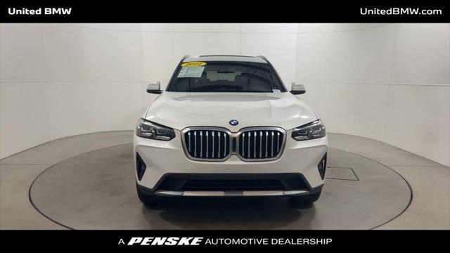 used 2022 BMW X3 car, priced at $35,495