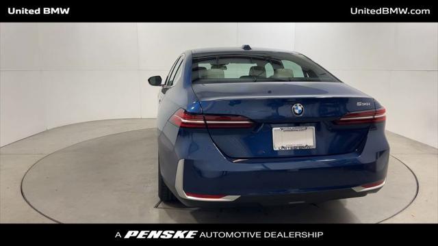 new 2025 BMW 530 car, priced at $61,825