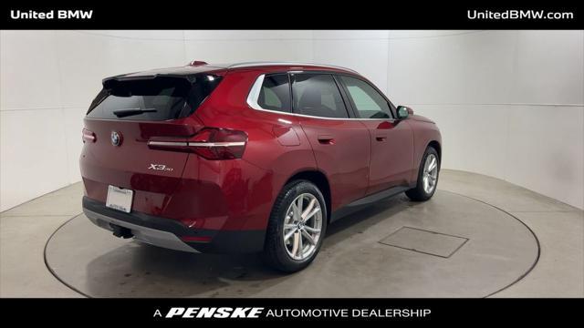 used 2025 BMW X3 car, priced at $55,455