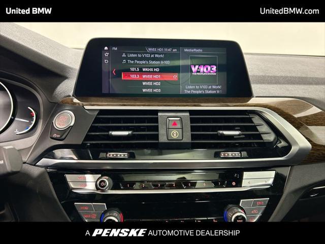 used 2020 BMW X3 car, priced at $21,995