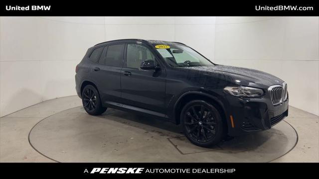 used 2022 BMW X3 car, priced at $32,460