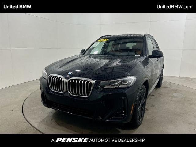 used 2022 BMW X3 car, priced at $32,460