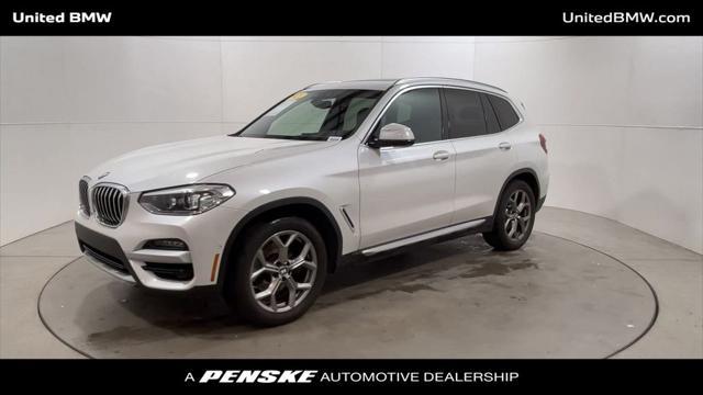 used 2021 BMW X3 car, priced at $35,460