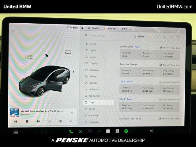 used 2020 Tesla Model 3 car, priced at $23,495