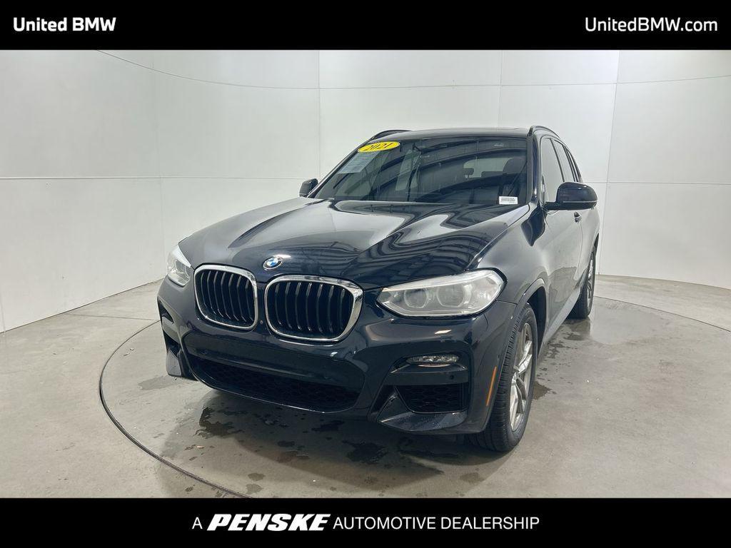 used 2021 BMW X3 car, priced at $24,495