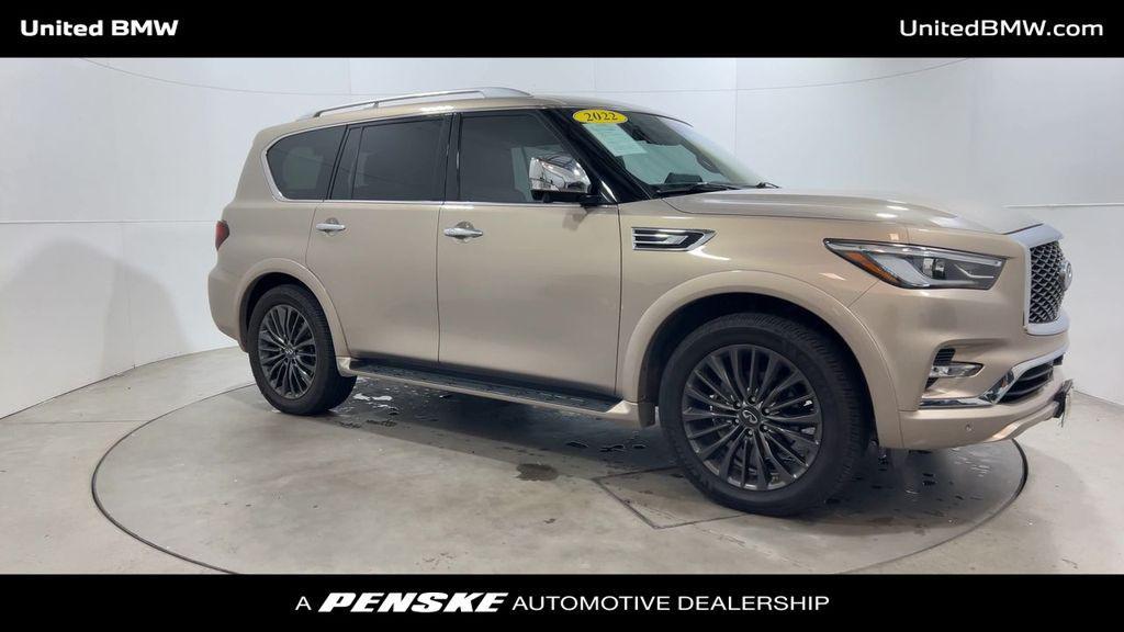 used 2022 INFINITI QX80 car, priced at $44,495
