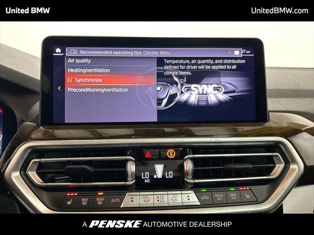 used 2023 BMW X3 car, priced at $42,960