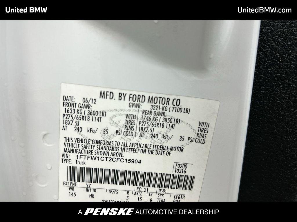 used 2012 Ford F-150 car, priced at $14,995