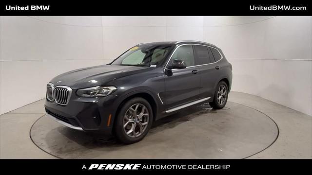 used 2022 BMW X3 car, priced at $31,995