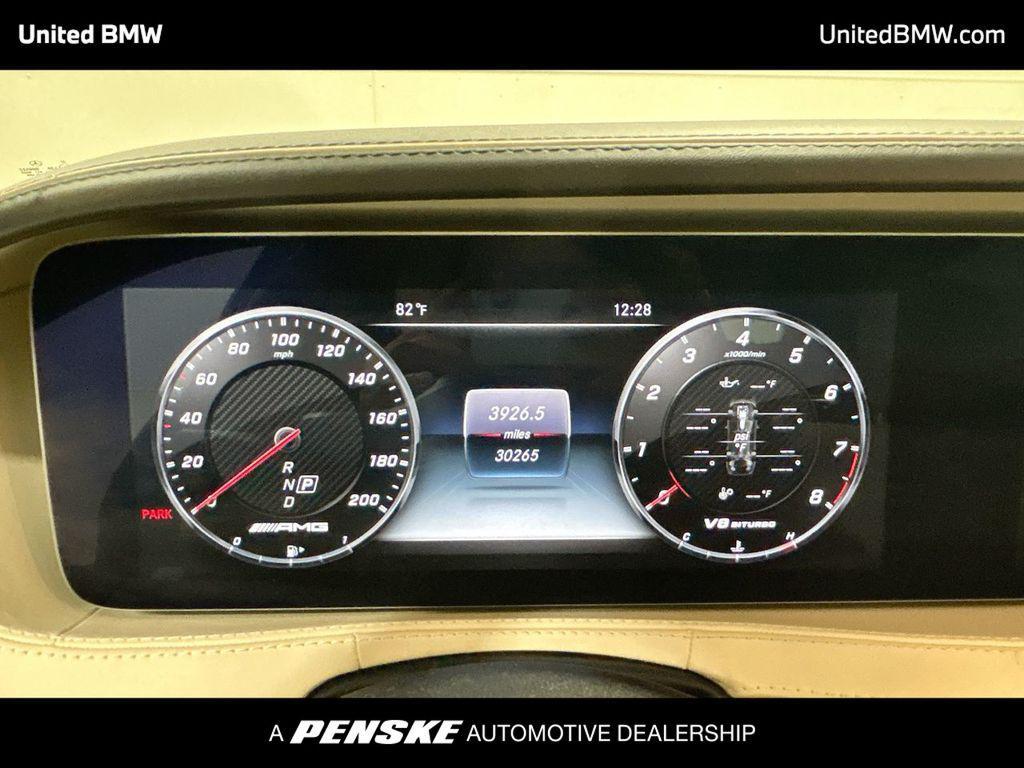 used 2020 Mercedes-Benz AMG S 63 car, priced at $77,460