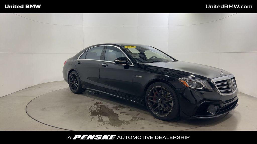 used 2020 Mercedes-Benz AMG S 63 car, priced at $77,460