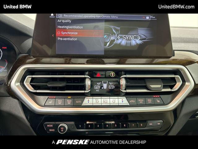 used 2024 BMW X3 car, priced at $40,960