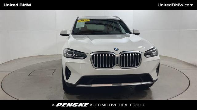 used 2022 BMW X3 car, priced at $35,995