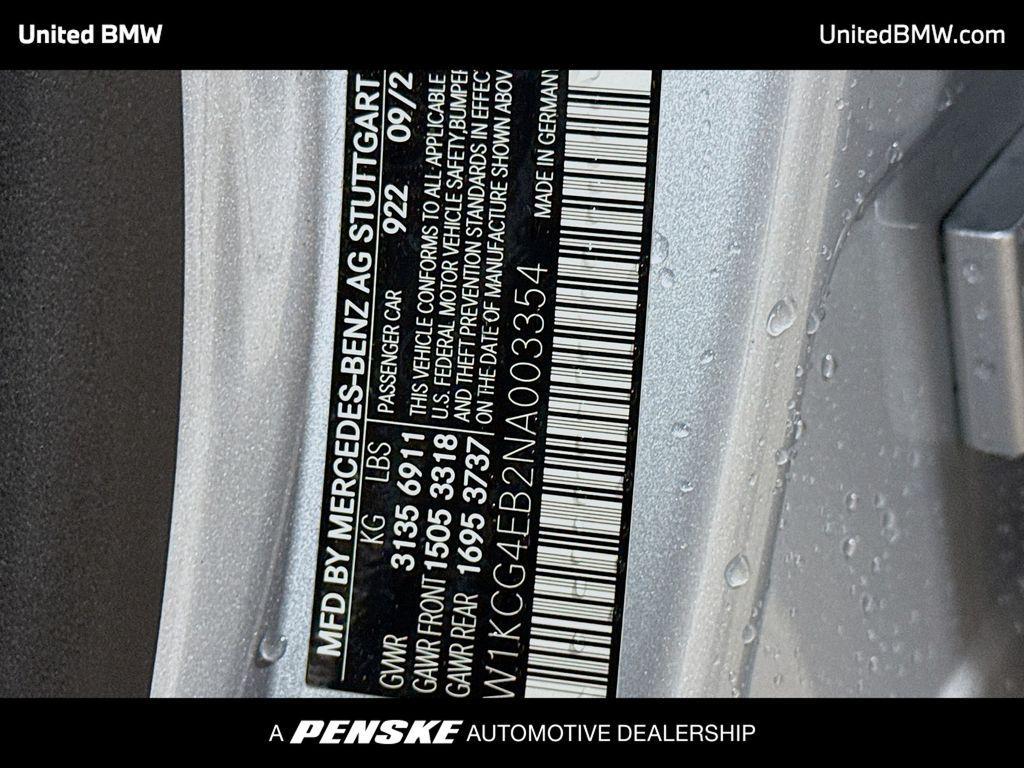 used 2022 Mercedes-Benz EQS 580 car, priced at $49,460