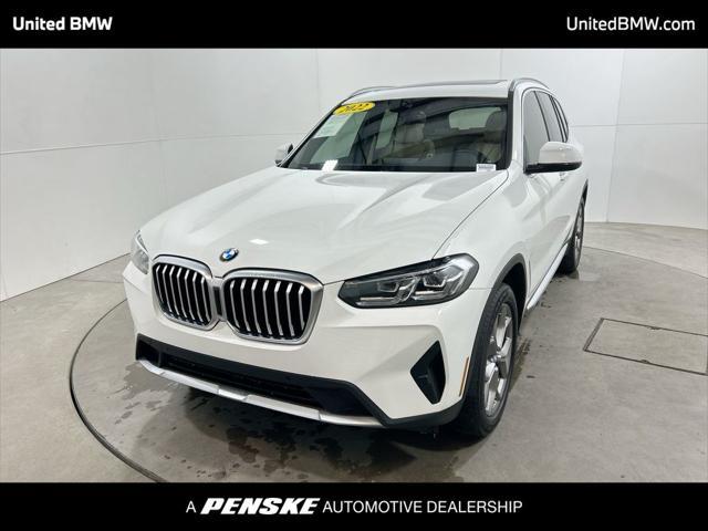 used 2022 BMW X3 car, priced at $35,995