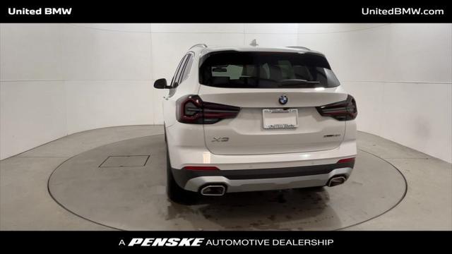 used 2022 BMW X3 car, priced at $34,960