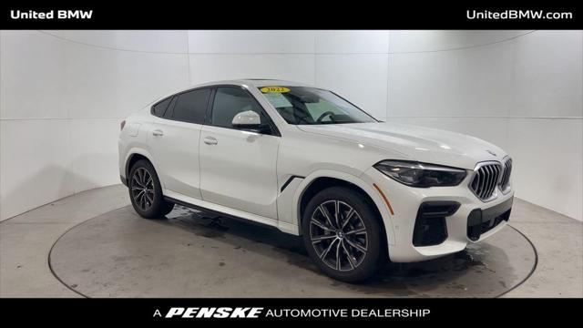 used 2022 BMW X6 car, priced at $58,495