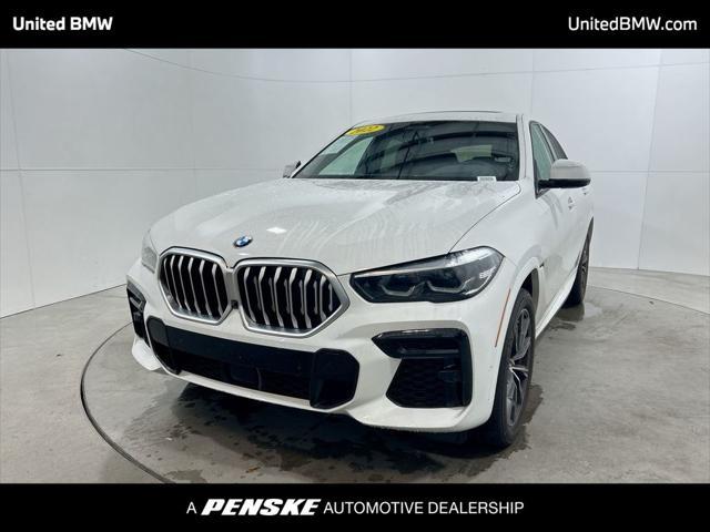 used 2022 BMW X6 car, priced at $58,495