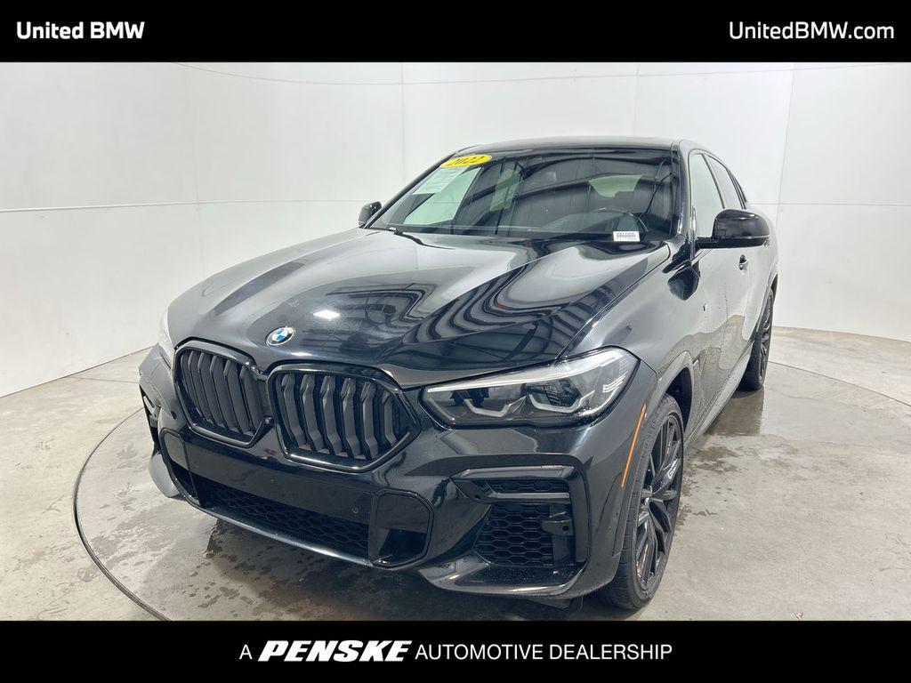 used 2022 BMW X6 car, priced at $52,995