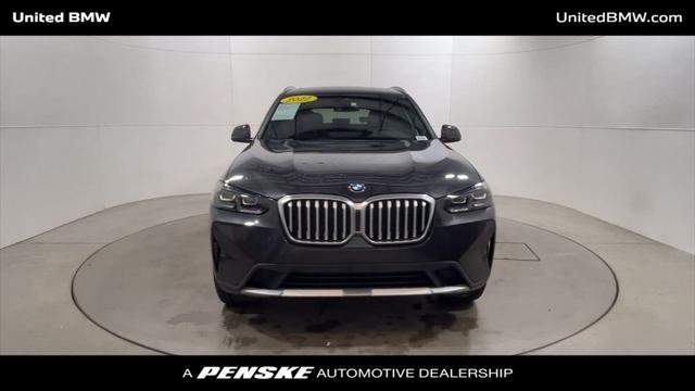 used 2022 BMW X3 car, priced at $34,495