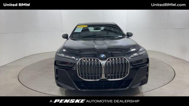 used 2023 BMW 740 car, priced at $64,460